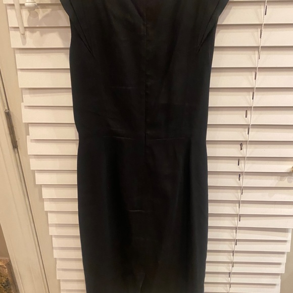 Brooks Brothers size 0 twill sheath dress black - Picture 4 of 5